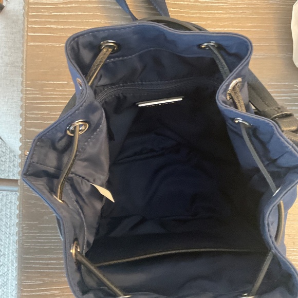 Tory Burch Virginia Nylon Bucket Bag, Blue - Picture 5 of 5